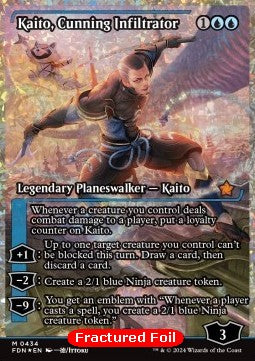 Kaito, Cunning Infiltrator XFDN-434 Mythic Near Mint Englisch Foil