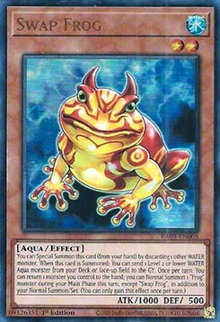Austauschfrosch (V.2) RA03-005 Ultra Rare Excellent Deutsch 1. Auflage