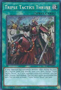 Stoß der drei Taktiken (V.3) RA03-072 Secret Rare Near Mint Deutsch 1. Auflage