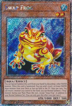 Austauschfrosch (V.4) RA03-005 Platinum Secret Rare Near Mint Deutsch 1. Auflage