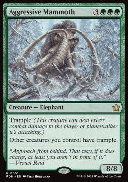 Aggressive Mammoth BFDN-551 Rare Near Mint Englisch