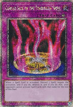 Verfluchtes Siegel des verbotenen Zaubers RA03-DE076 Quarter Century Secret Rare Near Mint Deutsch 1. Auflage