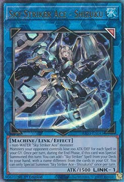 Himmelsjäger-Ass - Shizuku (V.8) RA03-043 Ultimate Rare Near Mint Deutsch 1. Auflage