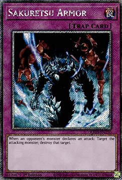 Sakuretsu-Rüstung (V.1) RA03-130 Platinum Secret Rare Near Mint Deutsch 1. Auflage