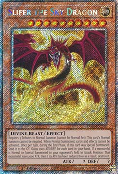 Slifer der Himmelsdrache (V.1) RA03-244 Platinum Secret Rare Near Mint Deutsch 1. Auflage