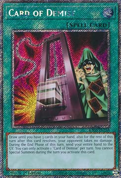 Karte des Untergangs (V.1) RA03-265 Platinum Secret Rare Excellent Deutsch 1. Auflage