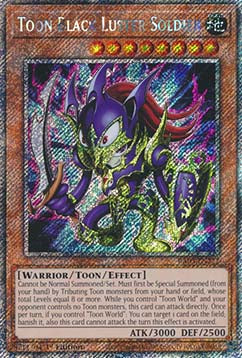 Toon-Schwarz glänzender Soldat (V.1) RA03-272 Platinum Secret Rare Near Mint Deutsch 1. Auflage
