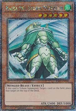 Raiza der Sturmmonarch RA03-DE180 Quarter Century Secret Rare Good Deutsch 1. Auflage