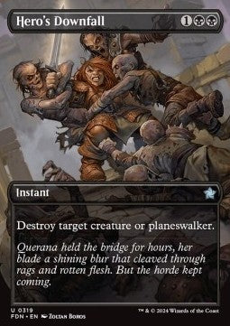 Des Helden Untergang XFDN-319 Uncommon Near Mint Deutsch Foil