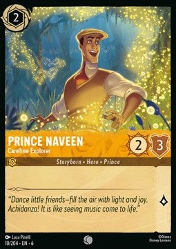 Prinz Naveen - Sorgloser Entdecker 6AZS-10 Common Near Mint Deutsch Foil