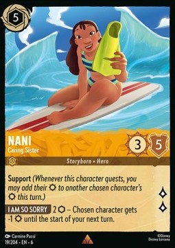 Nani - Caring Sister 6AZS-19 Rare Excellent Englisch