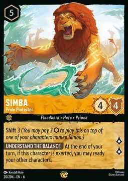 Simba - Stolzer Beschützer 6AZS-20 Legendary Near Mint Deutsch