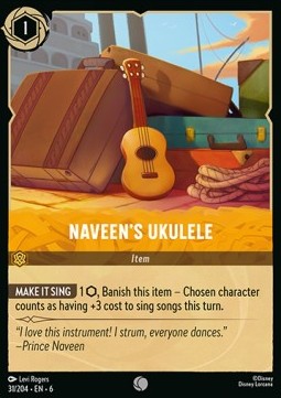Naveen's Ukulele 6AZS-31 Common Excellent Englisch Foil