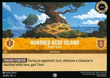 Hundred Acre Island - Pooh's Home 6AZS-34 Common Excellent Englisch Foil