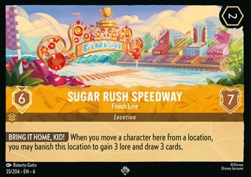 Sugar Rush Speedway - Finish Line 6AZS-35 Super Rare Excellent Englisch