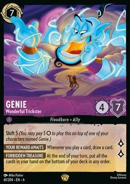 Genie - Wonderful Trickster 6AZS-61 Legendary Excellent Englisch