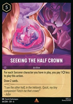 Seeking the Half Crown 6AZS-64 Rare Excellent Englisch