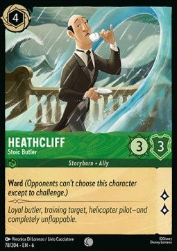 Heathcliff - Aristokratischer Butler 6AZS-78 Common Near Mint Deutsch Foil