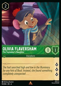 Olivia Flaversham - The Toymaker's Daughter 6AZS-92 Rare Excellent Englisch