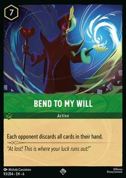 Bend to My Will 6AZS-93 Super Rare Excellent Englisch
