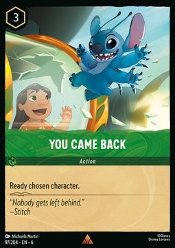You Came Back 6AZS-97 Rare Excellent Englisch