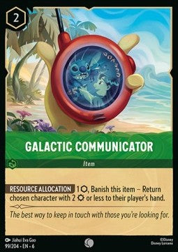 Galactic Communicator 6AZS-99 Common Excellent Englisch Foil