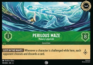 Perilous Maze - Watery Labyrinth 6AZS-101 Common Excellent Englisch Foil