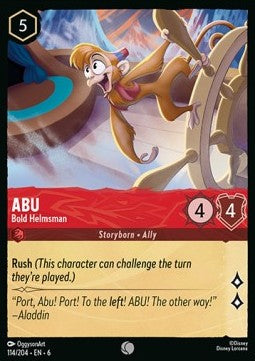 Abu - Bold Helmsman 6AZS-114 Common Excellent Englisch Foil