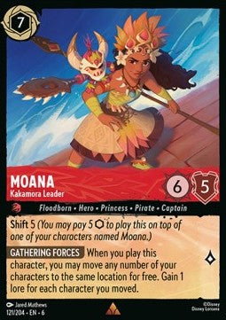 Moana - Kakamora Leader 6AZS-121 Rare Excellent Englisch