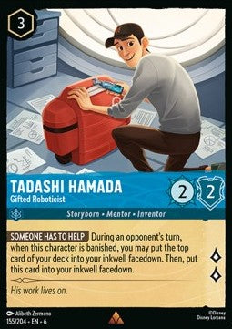 Tadashi Hamada - Gifted Roboticist 6AZS-155 Rare Excellent Englisch