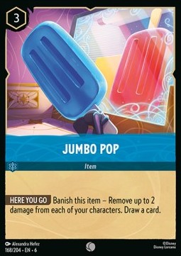 Jumbo Pop 6AZS-168 Common Excellent Englisch Foil