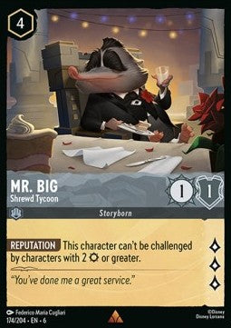 Mr. Big - Shrewd Tycoon 6AZS-174 Rare Excellent Englisch
