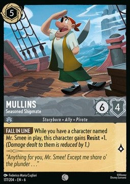 Mullins - Seasoned Shipmate 6AZS-177 Common Excellent Englisch Foil
