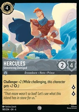 Hercules - Unwavering Demigod 6AZS-180 Common Excellent Englisch Foil