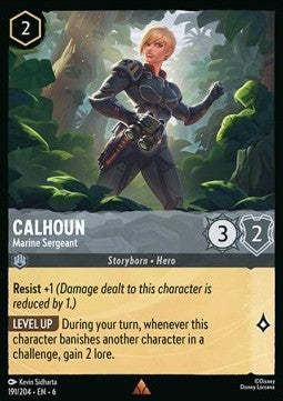 Calhoun - Marine Sergeant 6AZS-191 Rare Near Mint Englisch