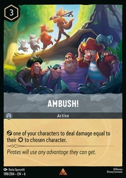 Ambush! 6AZS-198 Rare Excellent Englisch