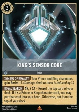 King's Sensor Core 6AZS-200 Rare Excellent Englisch