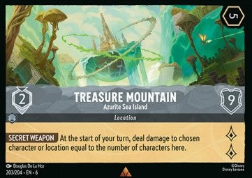 Treasure Mountain - Azurite Sea Island 6AZS-203 Rare Excellent Englisch