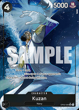 Kuzan (OP02-096) (V.2) PRB01 Alternate Art Near Mint Englisch