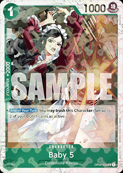 Baby 5 (OP04-032) (V.2) PRB01 Uncommon Near Mint Englisch