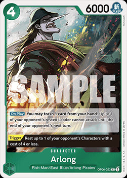 Arlong (OP06-023) (V.1) PRB01 Rare Near Mint Englisch