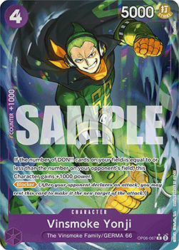 Vinsmoke Yonji (OP06-067) (V.3) PRB01 Rare Near Mint Englisch
