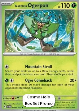 Türkisgrüne Maske Ogerpon TWM-024 Promo Near Mint Deutsch