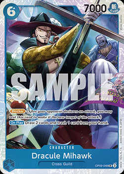 Dracule Mihawk (OP09-048) (V.1) OP09 Super Rare Excellent Englisch