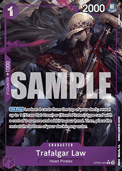 Trafalgar Law (OP09-069) (V.2) OP09 Alternate Art Near Mint Englisch