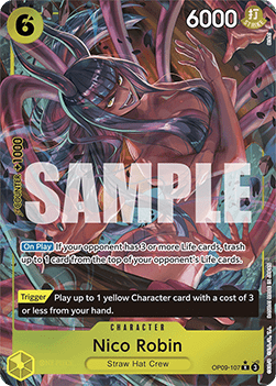 Nico Robin (OP09-107) (V.2) OP09 Alternate Art Near Mint Englisch