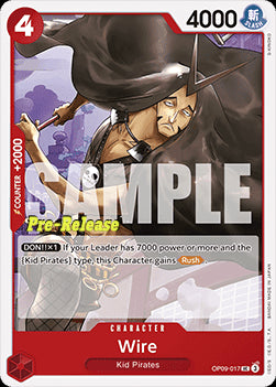 Wire (OP09-017) OP09P Uncommon Near Mint Englisch