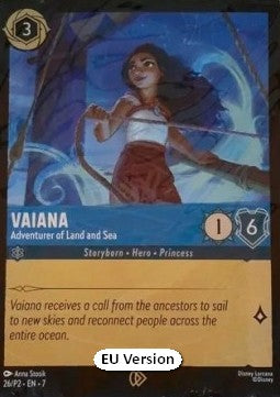 Vaiana - Abenteuerin zu Land und Wasser PR2-26 Promo Near Mint Deutsch Foil