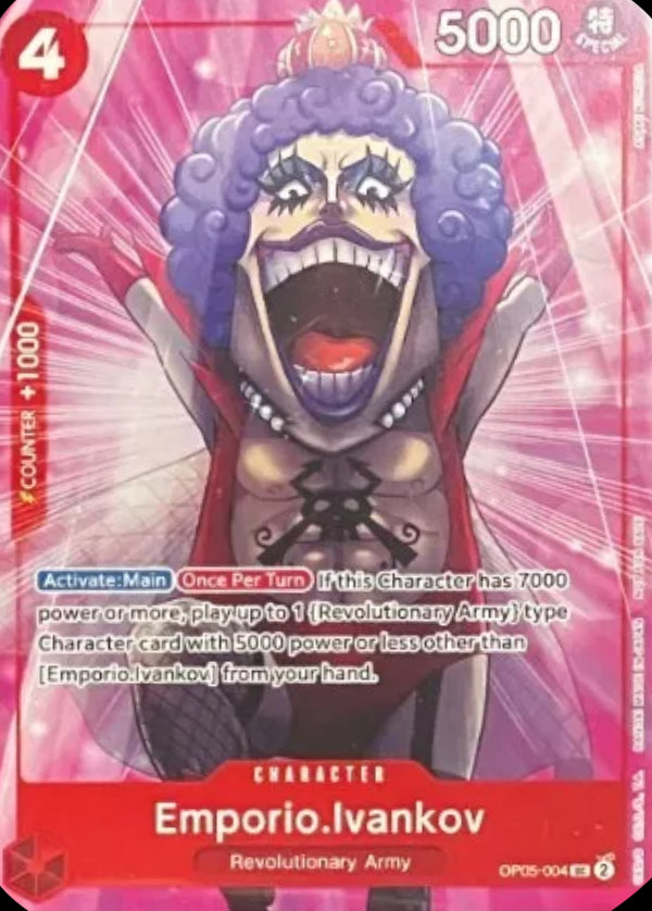 Emporio.Ivankov (OP05-004) (V.1) UP Uncommon Excellent Englisch