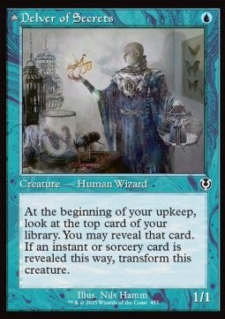 Delver of Secrets / Insectile Aberration XINR-457 Common Near Mint Englisch Foil